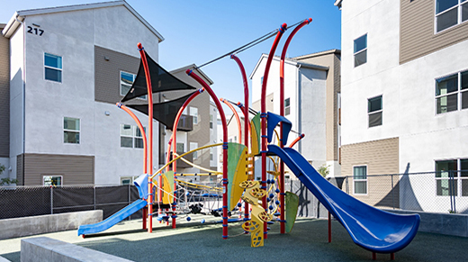 Marina Village outdoor play area